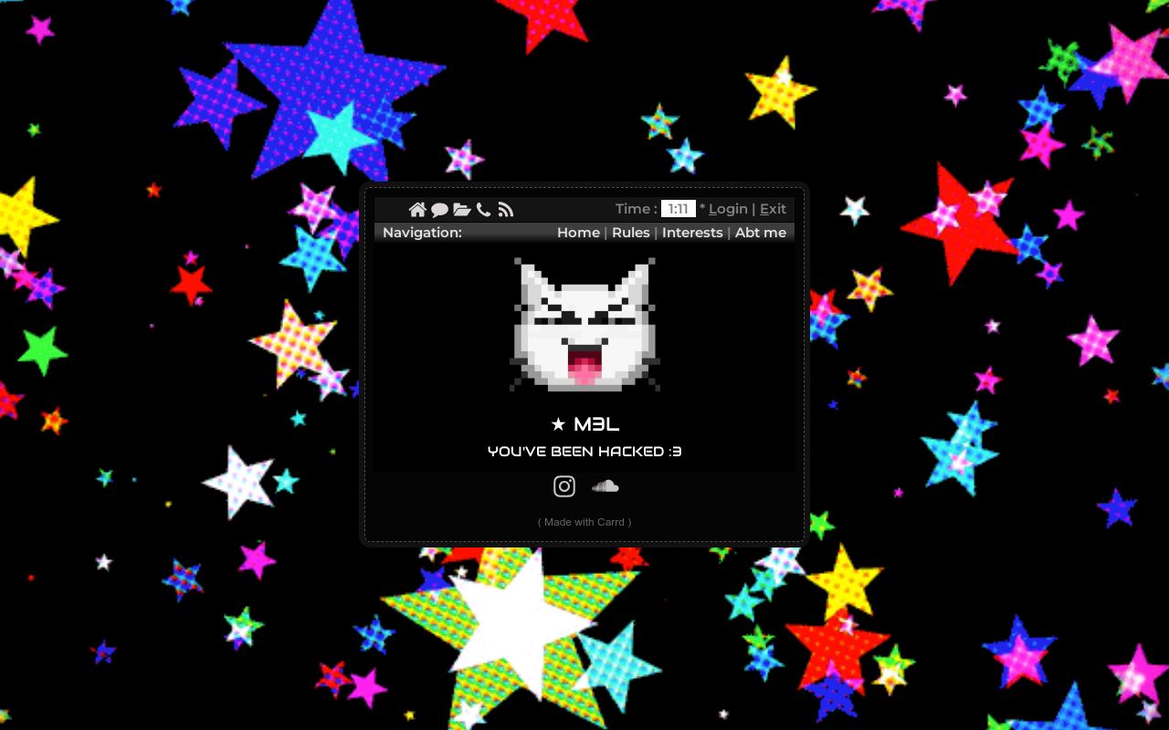 Carrd profile picture for @crashing